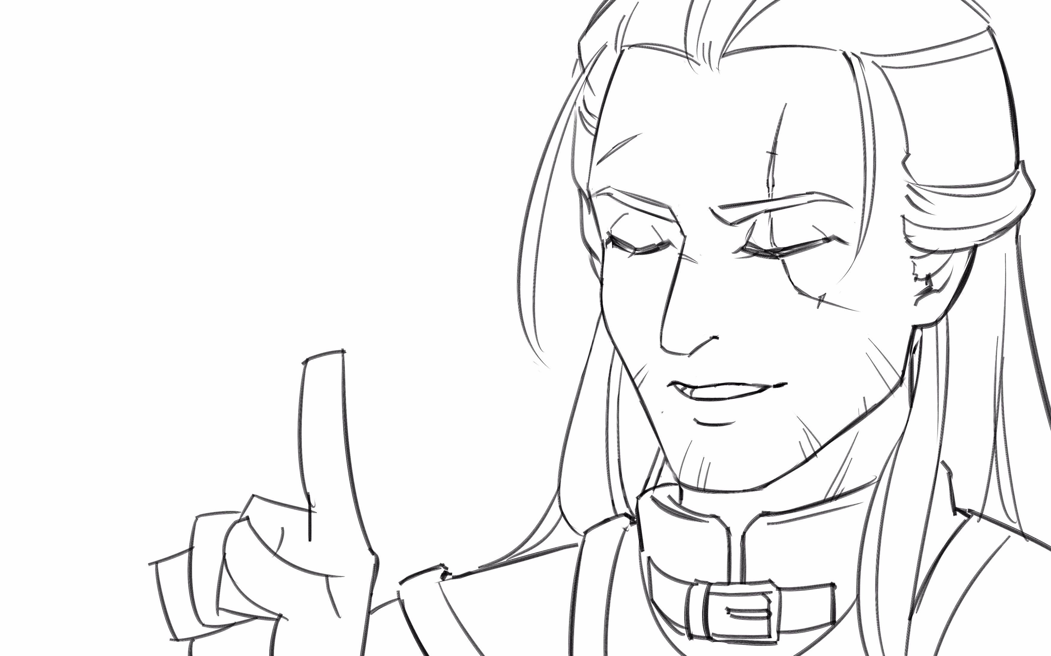 巫师3手书杰洛特和希里的息子よ