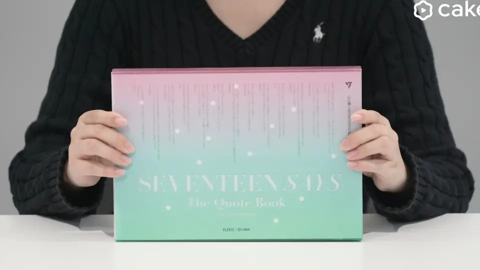 UNBOXING] SEVENTEEN SAYS - The Quote Book_哔哩哔哩_bilibili