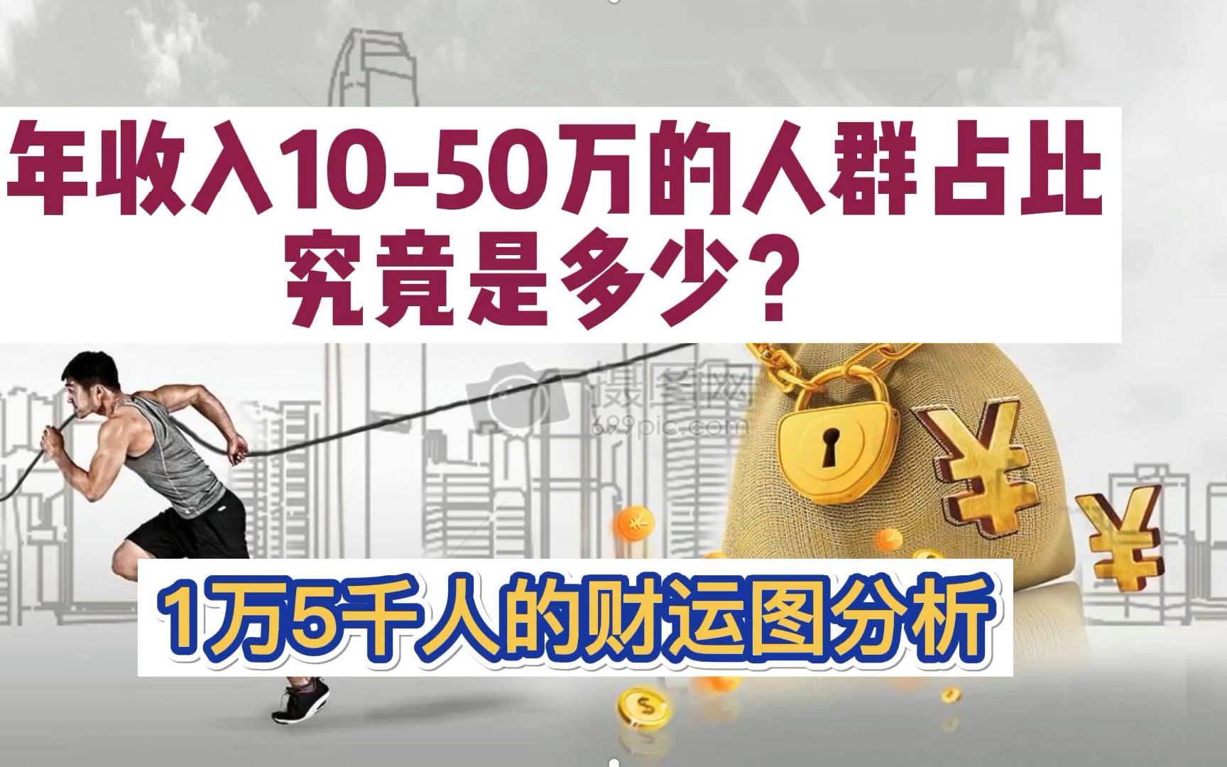 年收入1050万的人群占比究竟是多少?1万5千人的财运图分析哔哩哔哩bilibili