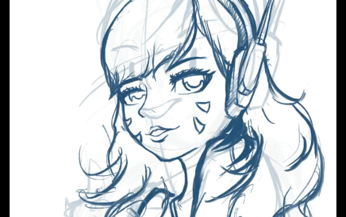 【ipad-procreate】简单的dva草稿