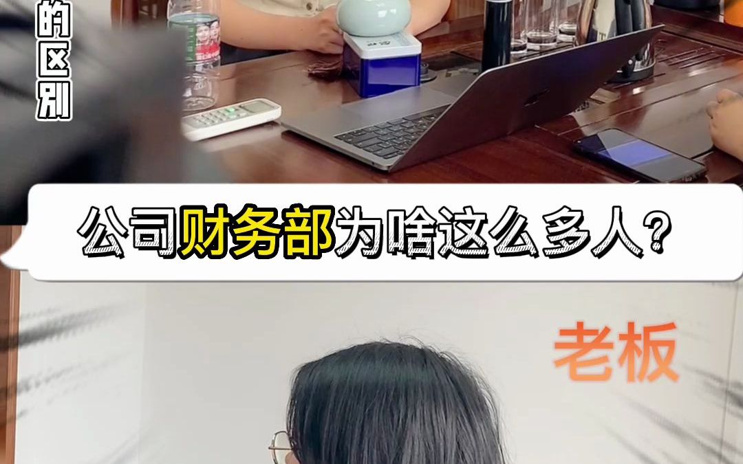 公司财务部为啥这么多人?!哔哩哔哩bilibili