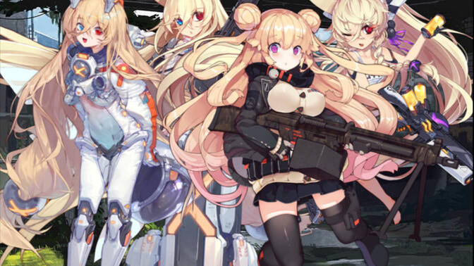 【少女前线】G41+HK23（立绘+大破）