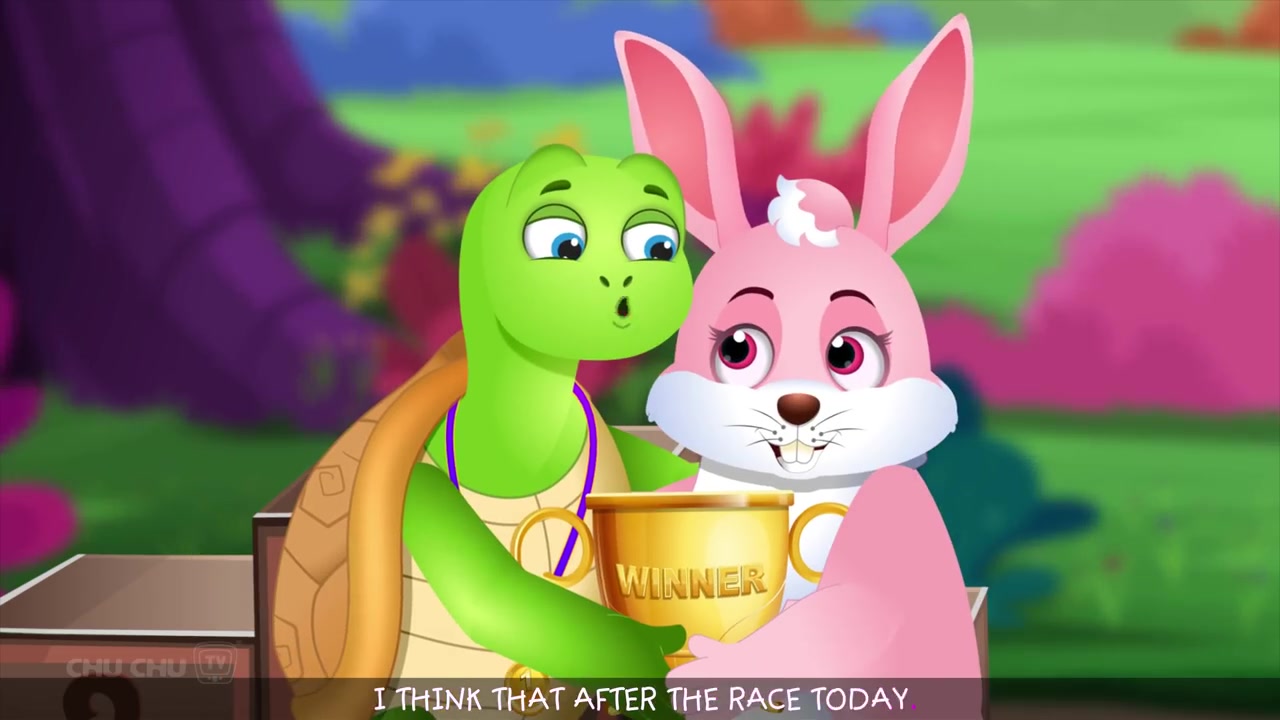 『英语/睡前故事』龟兔赛跑(Tortoise & HareAce Race)Bedtime Stories for Kids in English哔哩哔哩bilibili