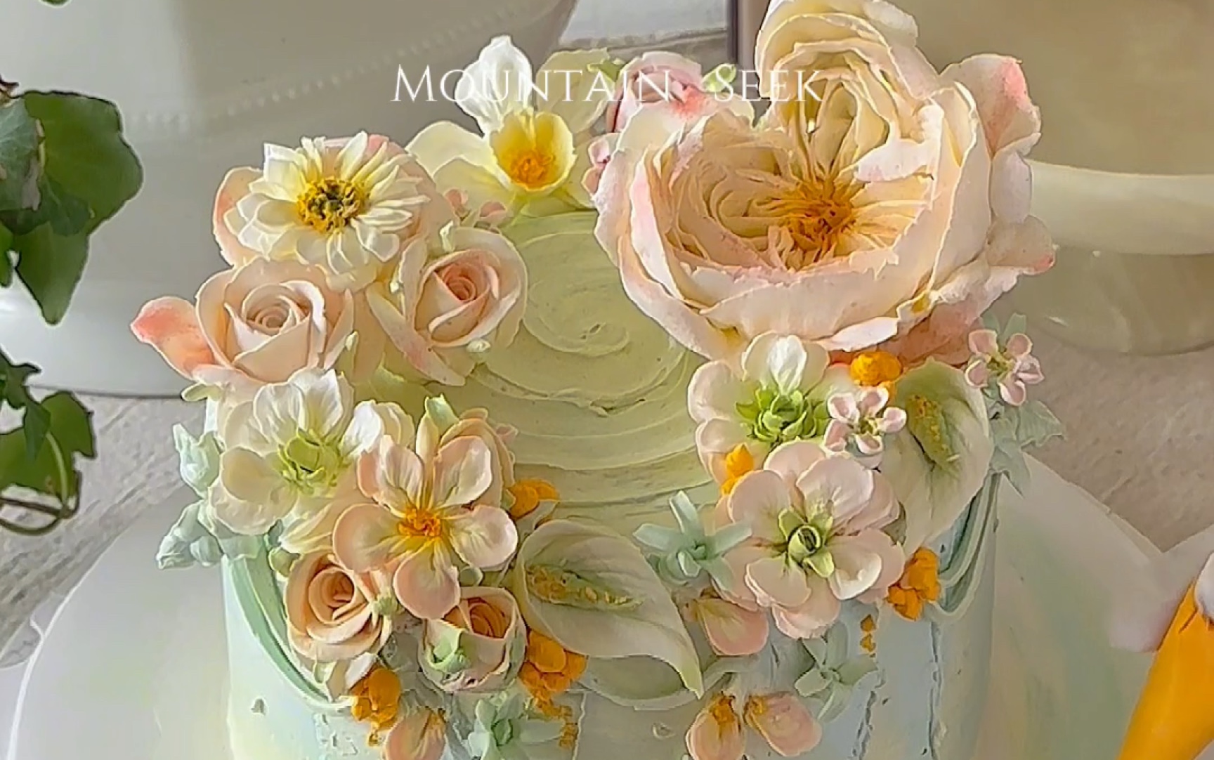 鲜花蛋糕?其实是裱花蛋糕啦