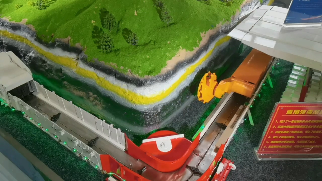 煤矿开采动态教学沙盘模型