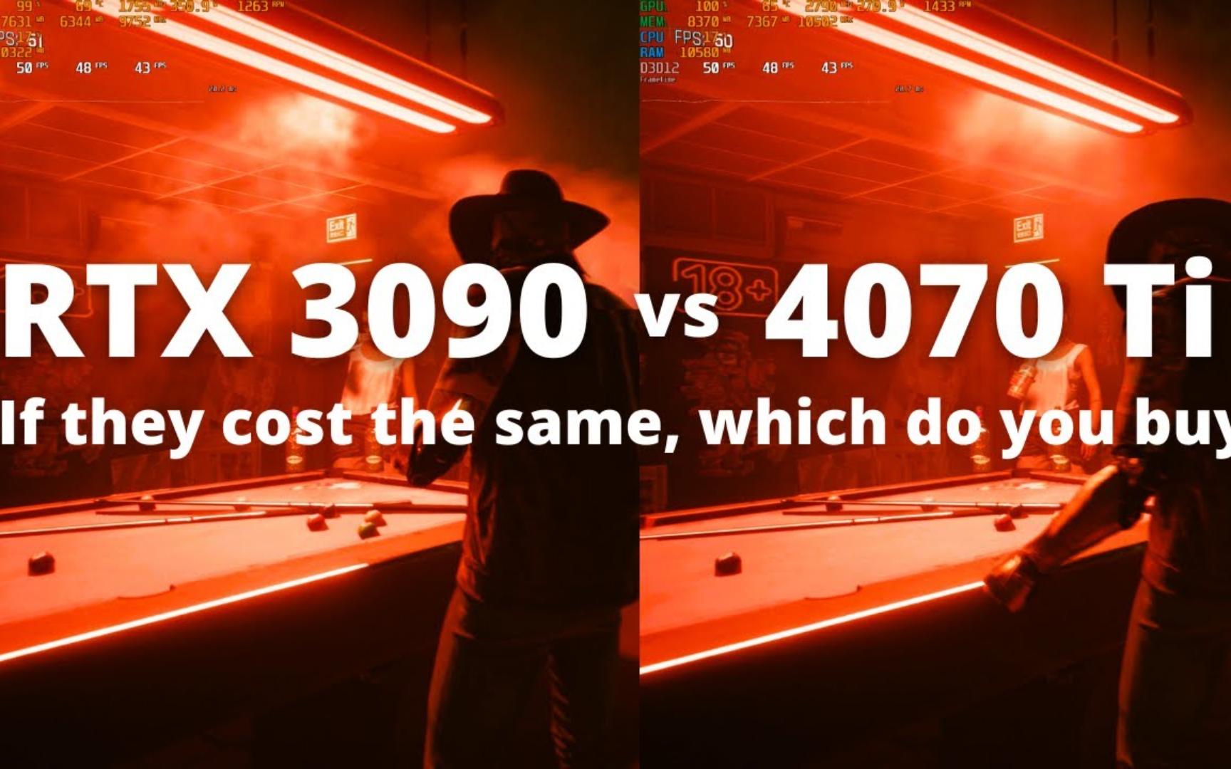 [图]RTX 3090 vs 4070 Ti ： 终极对比!!!