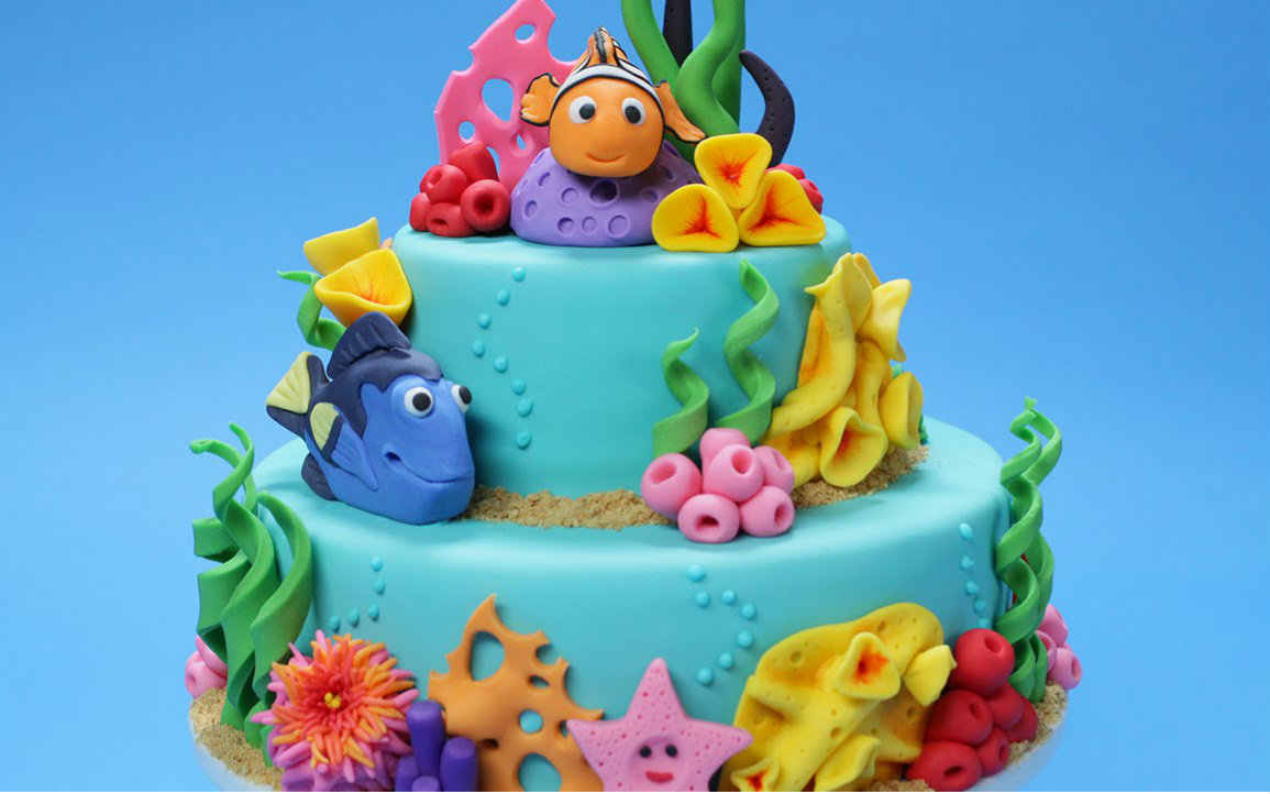 海底总动员造型蛋糕 [英文字幕]