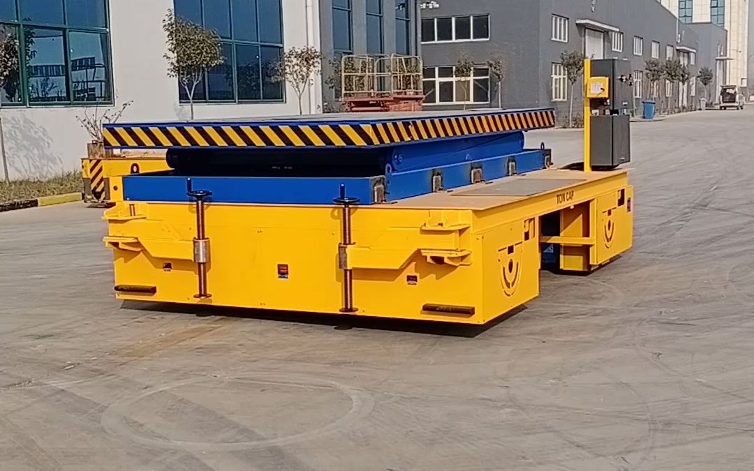 电动轨道平车,液压升降平车,运输转运车拉货载重,便于运输,让搬运变得