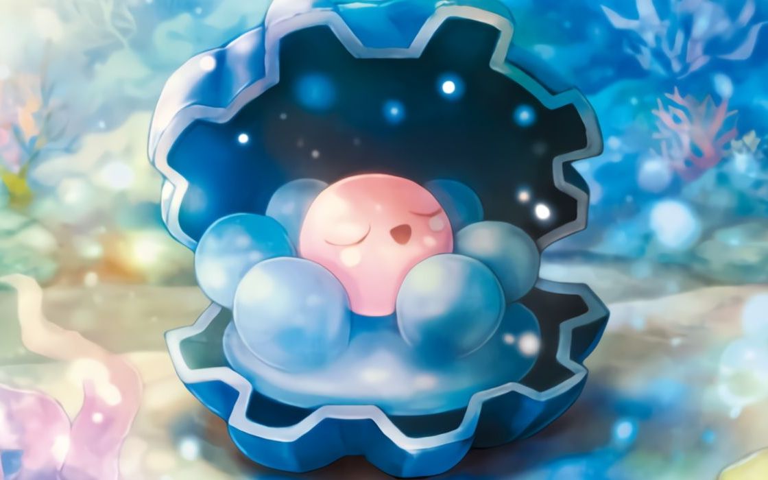 之王珍珠贝,特攻超越盖欧卡【晶灿钻石/明亮珍珠对战04】_口袋妖怪