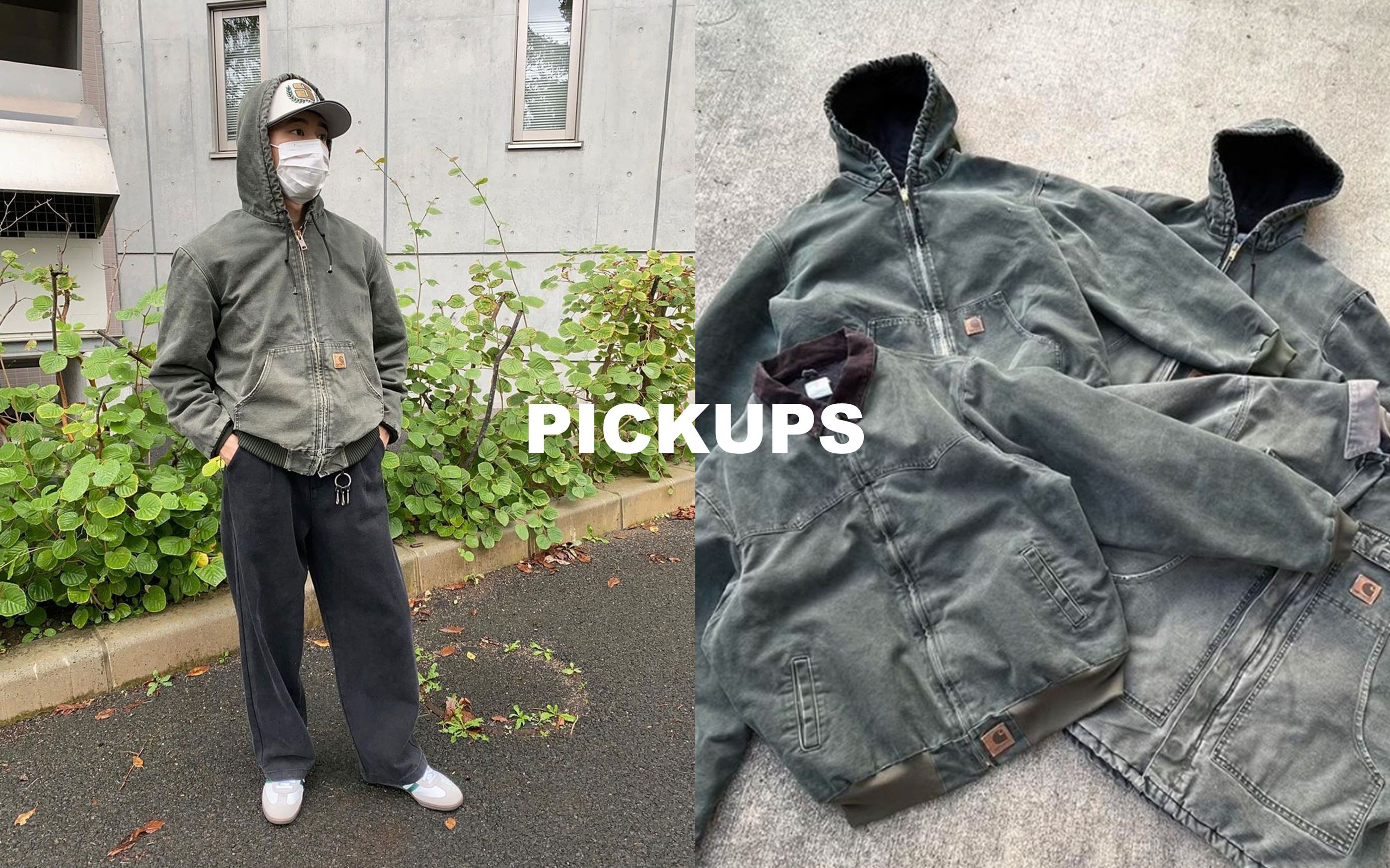 Pickups. 完美夹克 Carhartt J130|秋冬单品分享 Balenciaga米奇德比. Vujade帽衫. DVN夹克. Y/project牛仔.哔哩哔哩bilibili