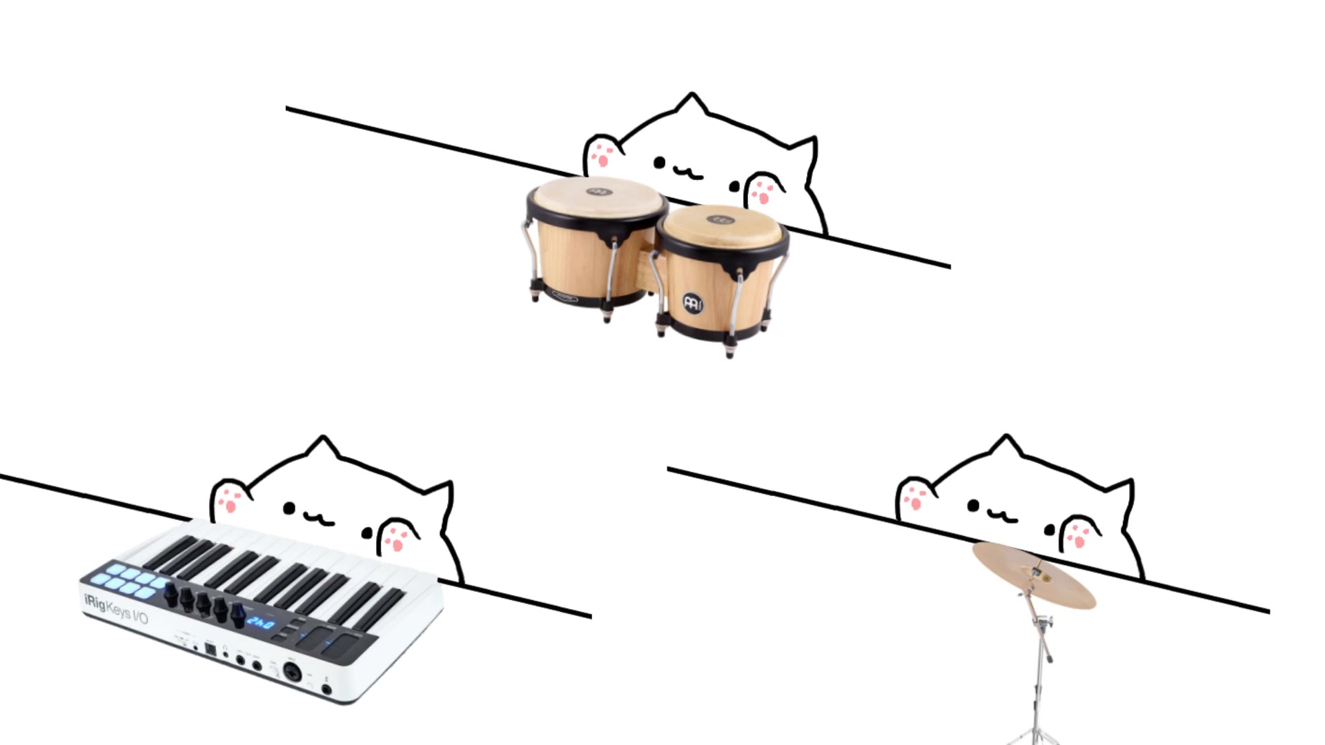 [图]【Bongo Cat（邦戈猫）】 【Crab Rave】