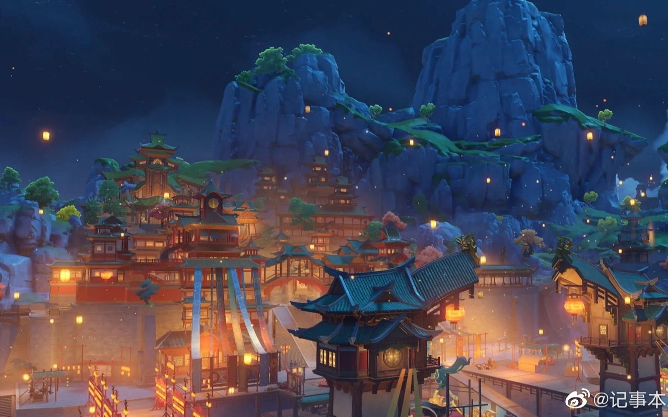 荣耀智慧屏x1外放试听 原神《华灯星聚》(2022海灯节)