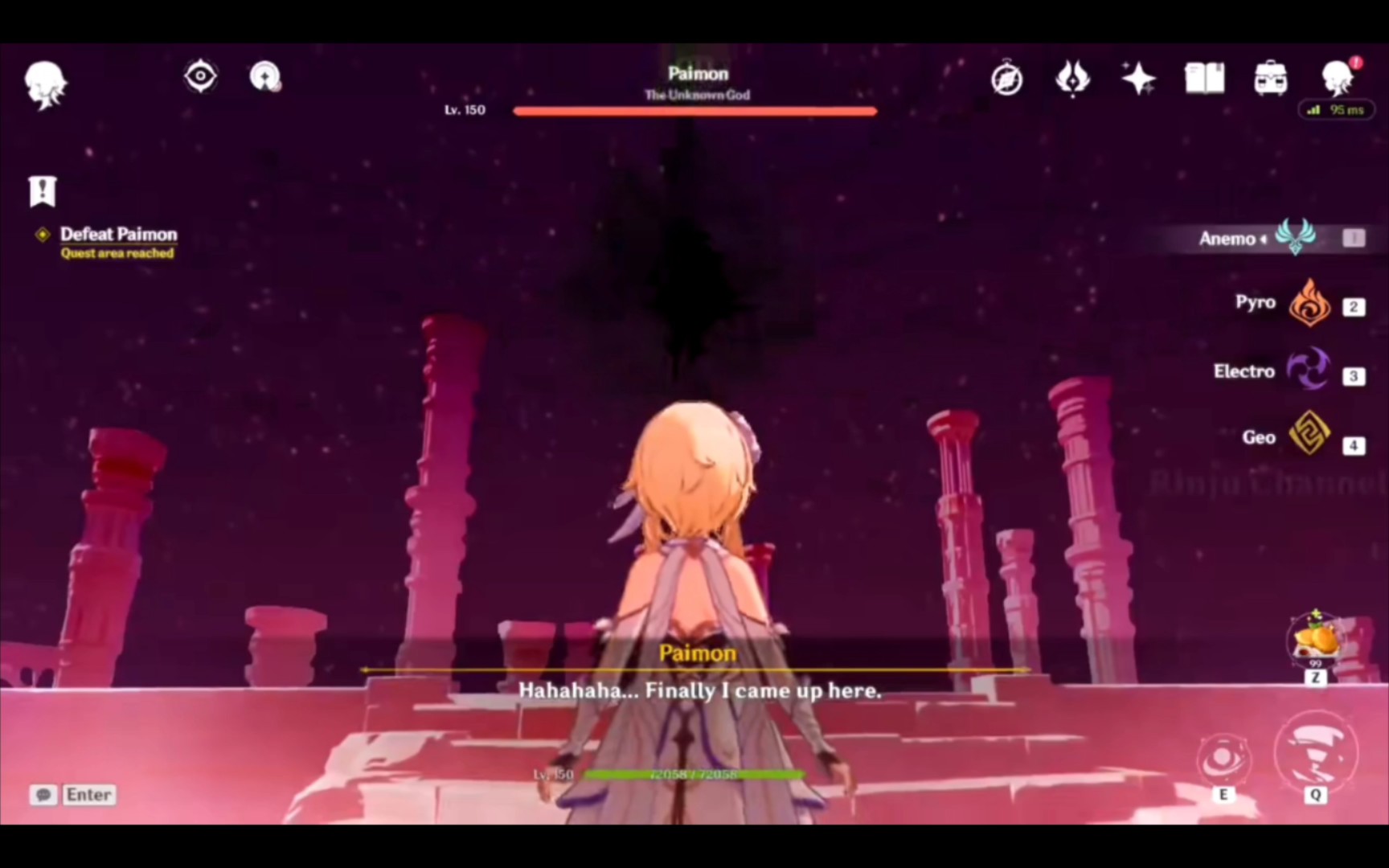 原神终极内鬼完整版最终结局挑战boss派蒙完整视频流出打了两次才过