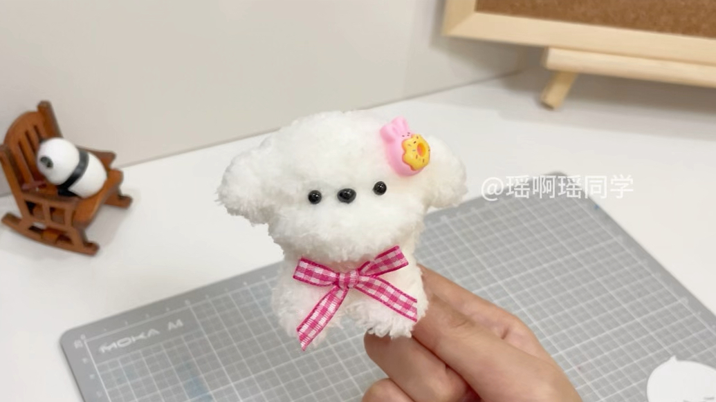 扭扭棒珊瑚绒小狗教程