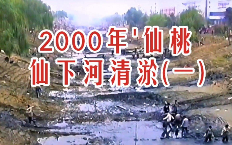 【时光记录】2000年 仙下河建设河道清淤 钱沟段 湖北省仙桃市历史纪实珍贵旧影像哔哩哔哩bilibili