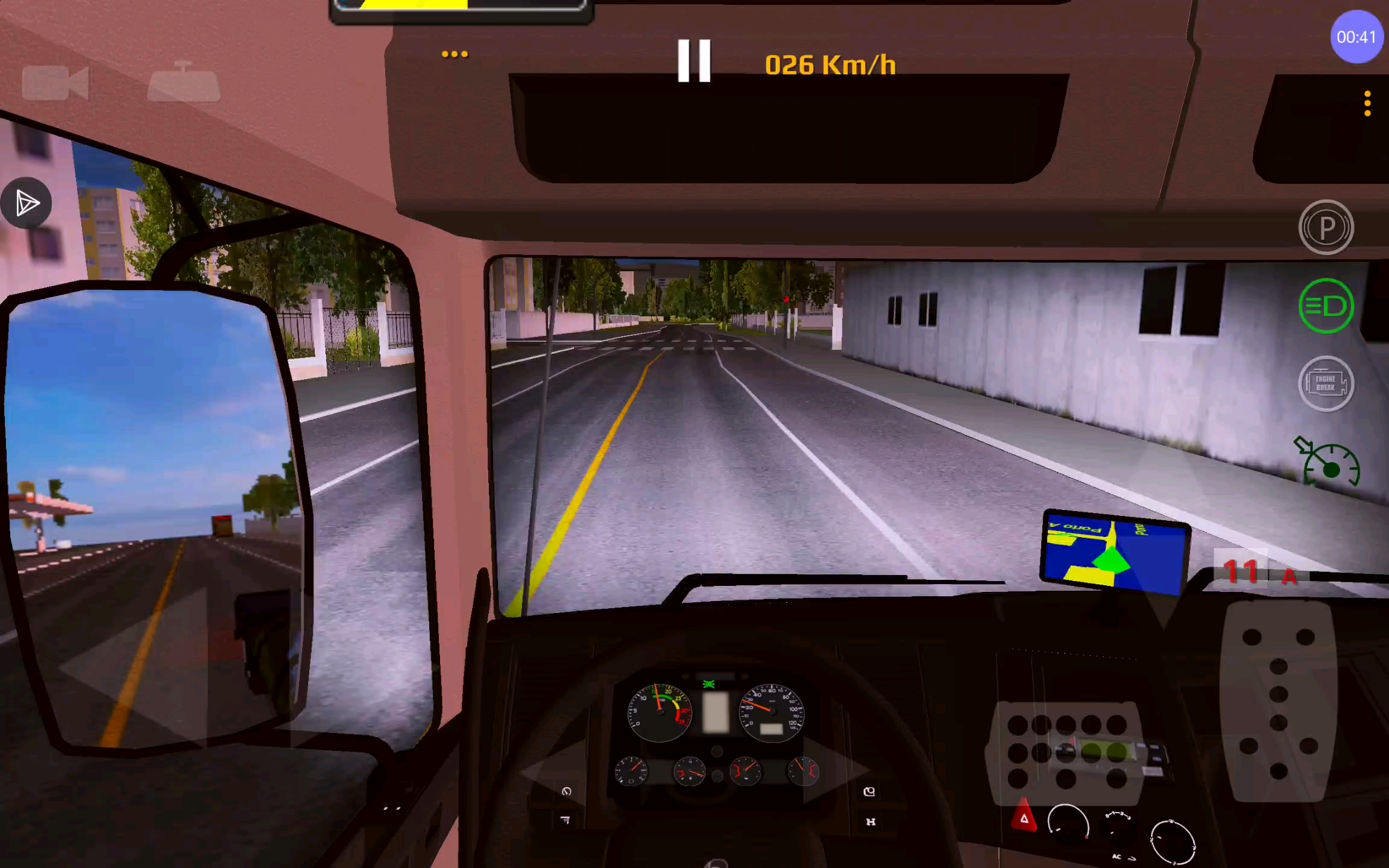 『huawei-max』《world truck driving simulator》「1」初體驗