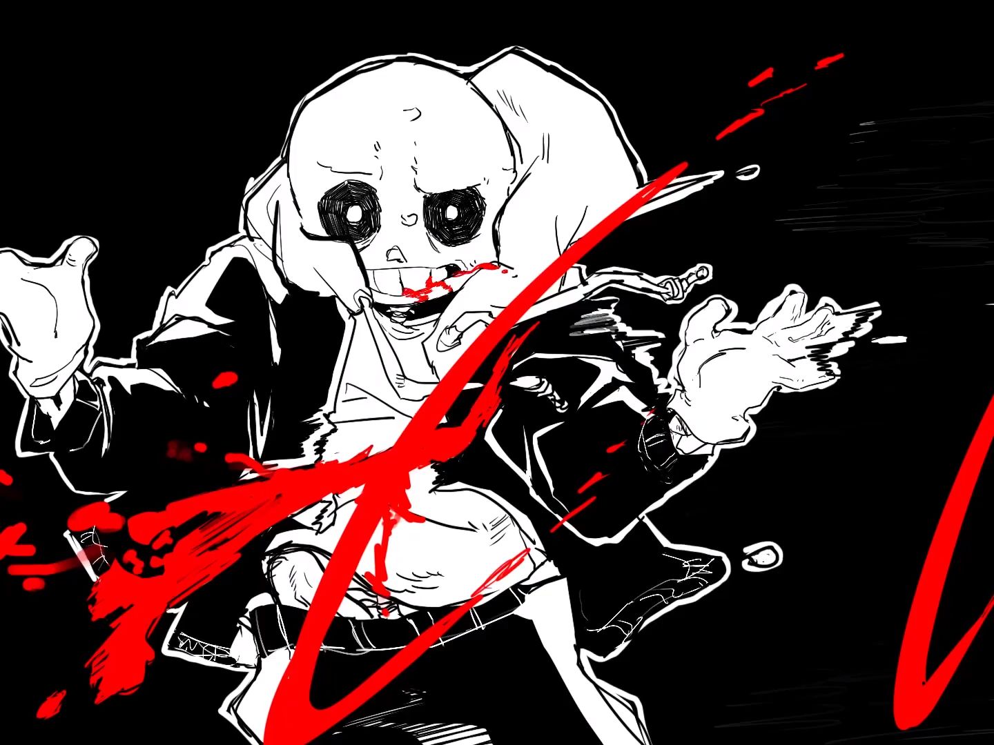 【undertale动画/中文字幕】hungry nicole ハングリーニコル