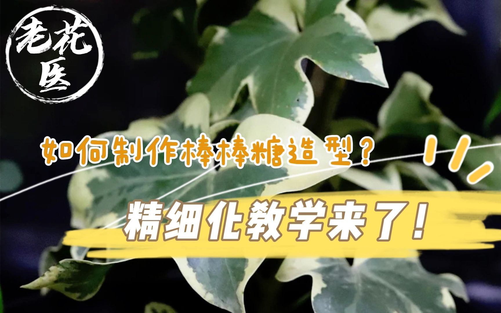 如何制作棒棒糖造型?精细化教学来了,棒棒糖制作实战教学哔哩哔哩bilibili