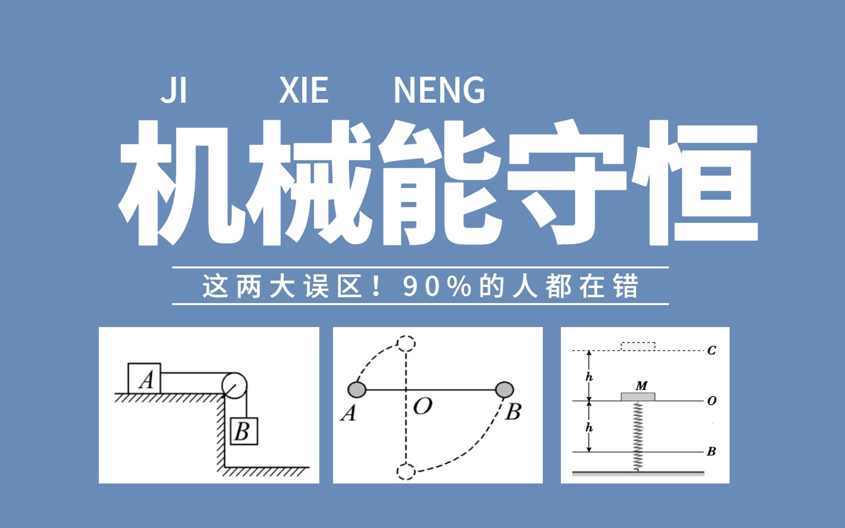 [图]【期末必看系列】不看一定会错的系统机械能守恒两大误区！