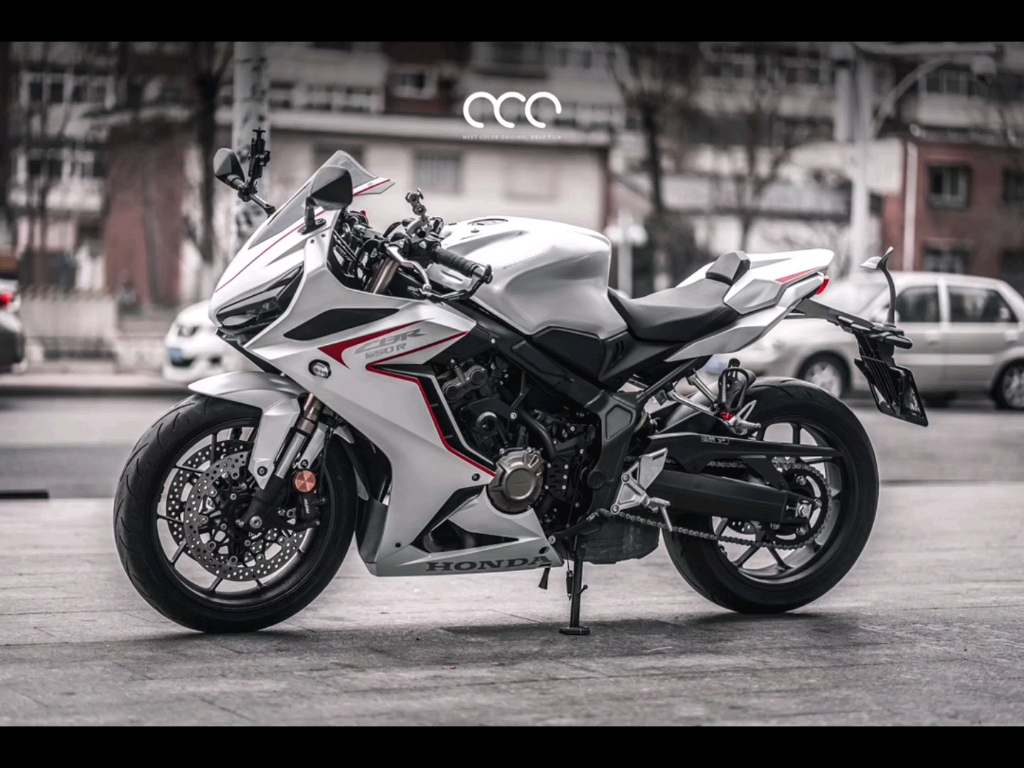 #MCWRAP FILM#漫彩 Ceramic White本田 CBR650R 陶瓷白#改色贴漫彩#一码在手全国无忧哔哩哔哩bilibili