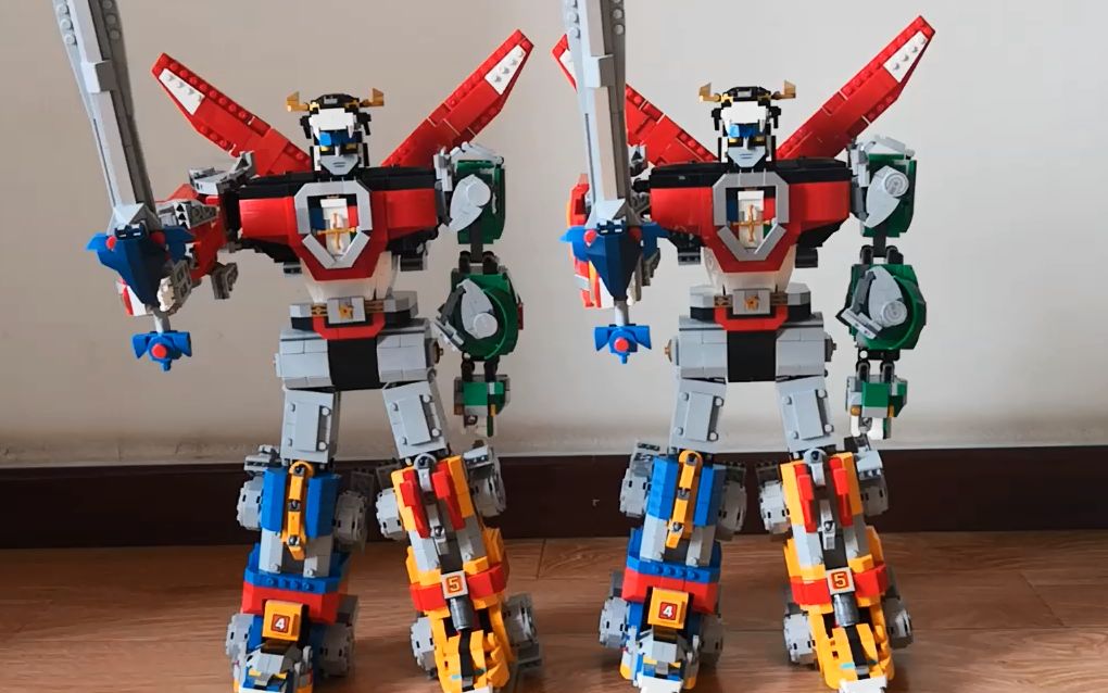 【臻欣】258vs1600,乐拼乐高百兽王战神金刚对比