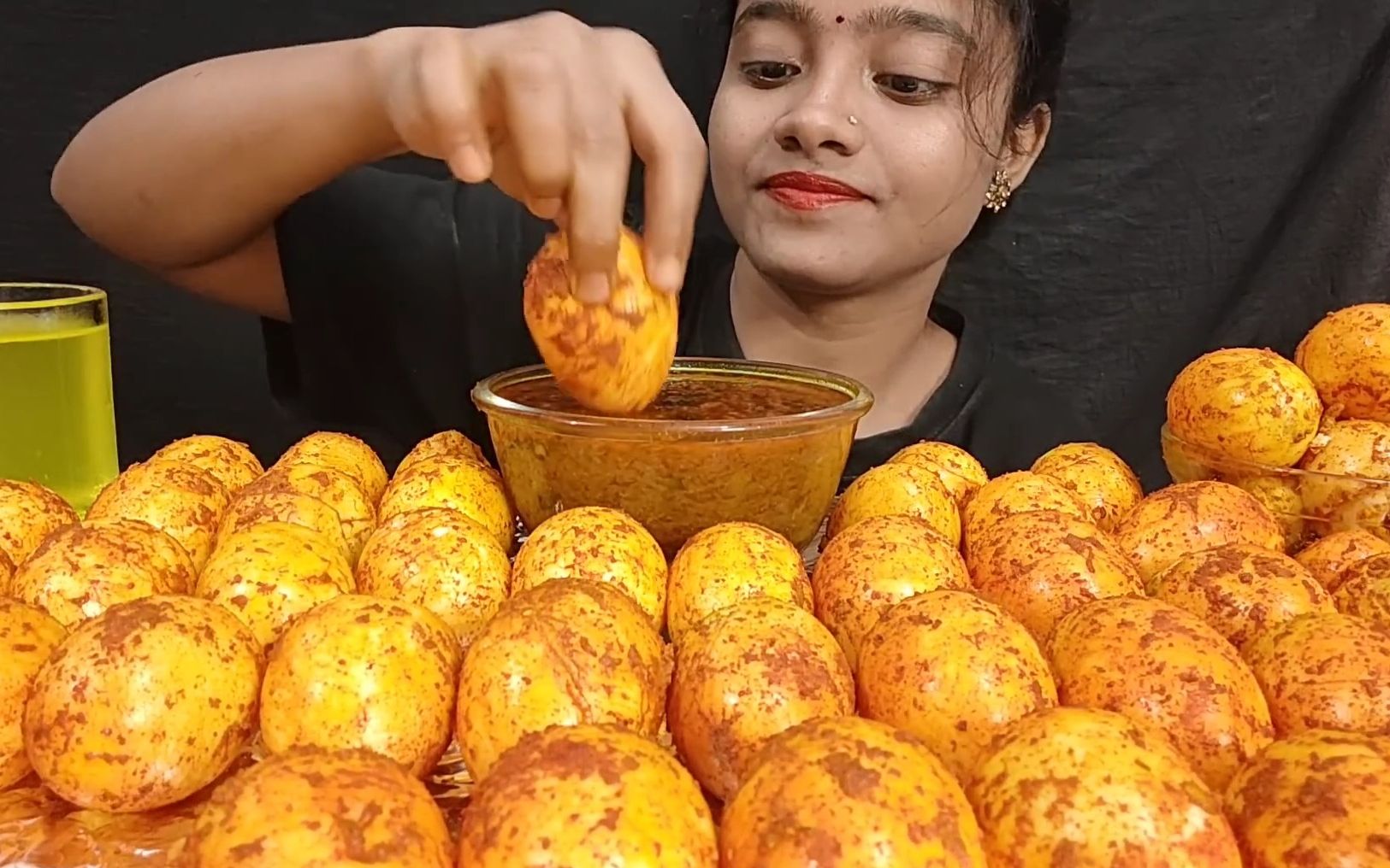 【吃播】咀嚼音|印度玛莎拉煮蛋