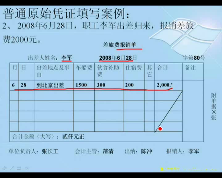 会计实务手工做账(全套2.原始凭证)的审核练习与记账凭证填写51分钟哔哩哔哩bilibili