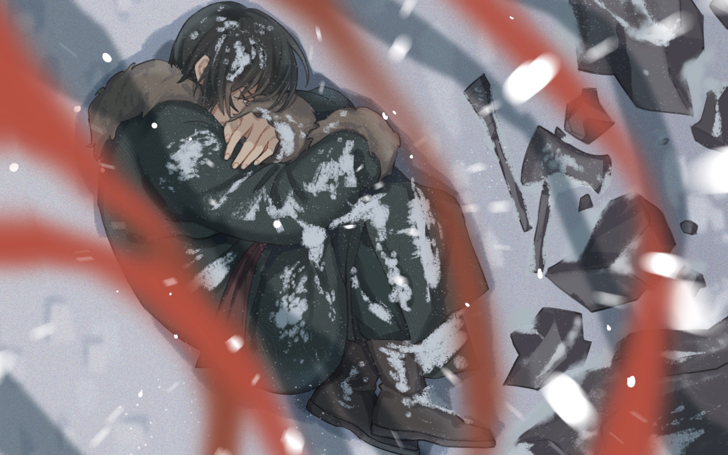 【ipad绘画】【张起灵生日季】三日静寂