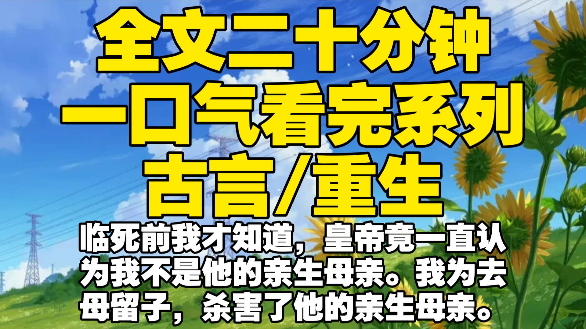 【全文已完结】临死前我才知道,皇帝竟一直认为我不是他的亲生母亲.我为去母留子,杀害了他的亲生母亲.哔哩哔哩bilibili