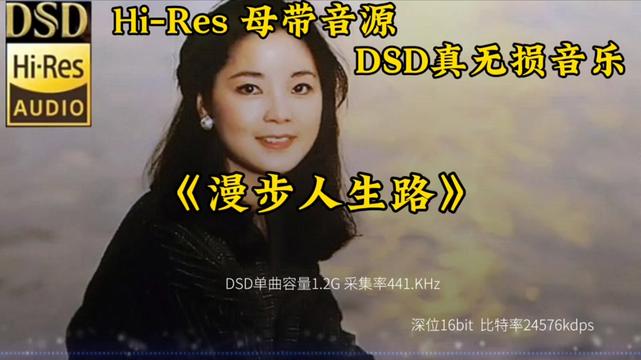 [图]Hi Res无损音乐《漫步人生路》邓丽君 原汁原味 完整版