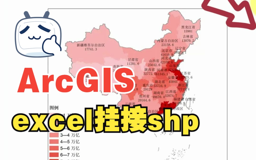 ArcGIS表格连接(表格数据连接进shp)哔哩哔哩bilibili