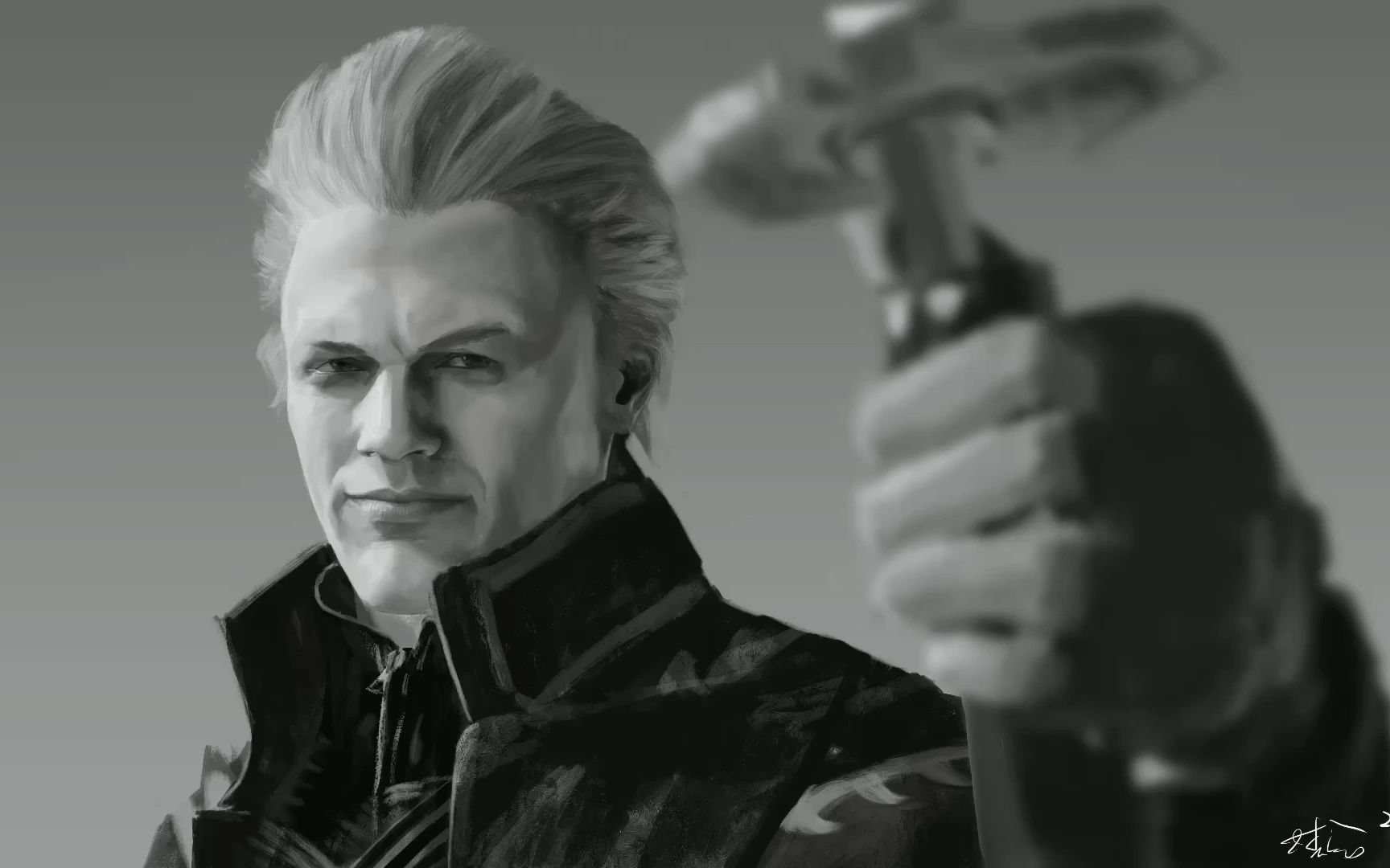 【鬼泣5】给我阎魔刀 (素描)