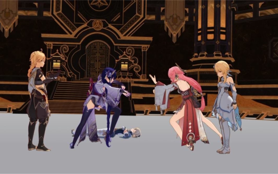 mmdjojo明场面空与莹在黄金屋的决战