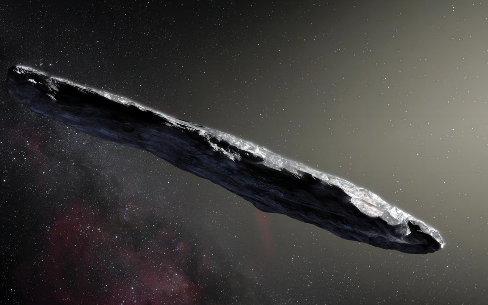 星际天体(奥陌陌)尺寸