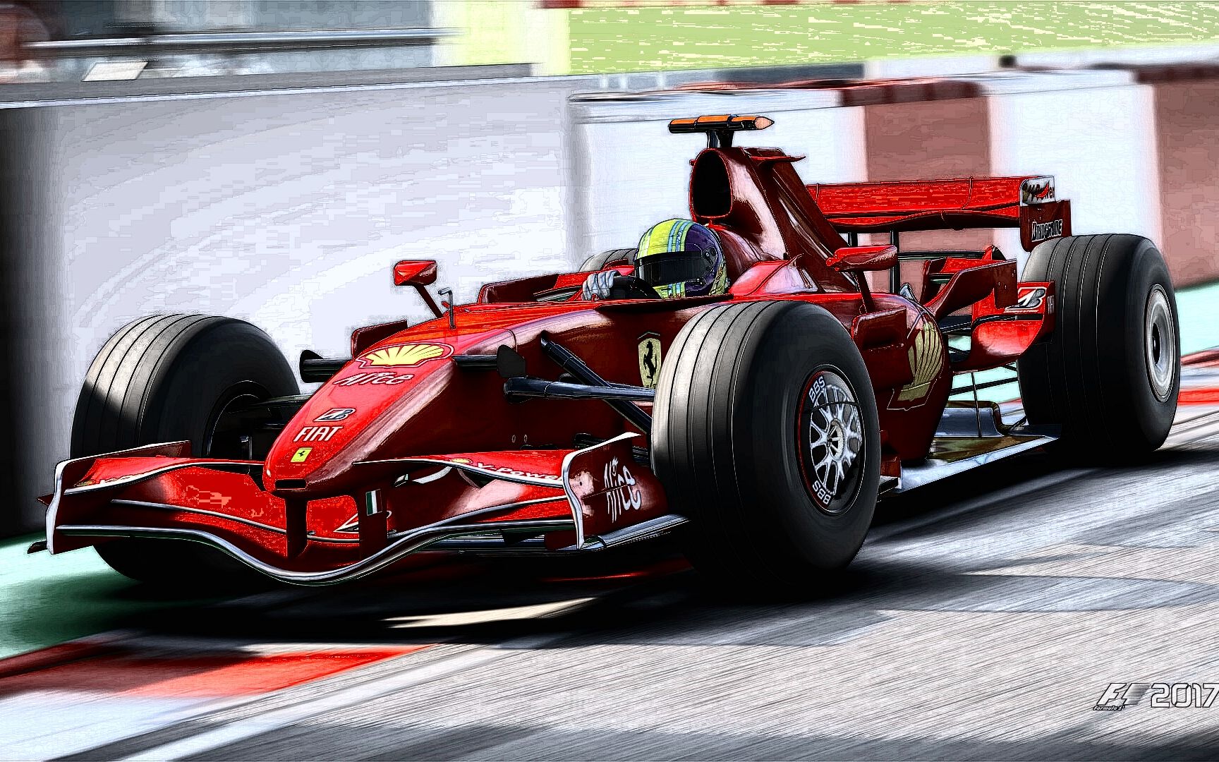 f12017莱胖子的冠军车经典车线上联赛中国站法拉利f2007