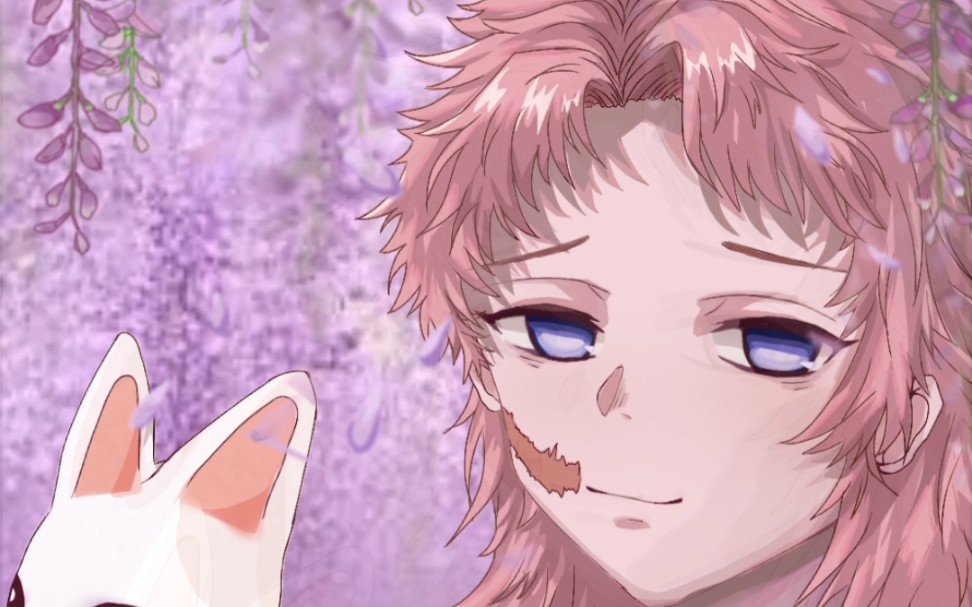 [鬼灭之刃]画了锖兔