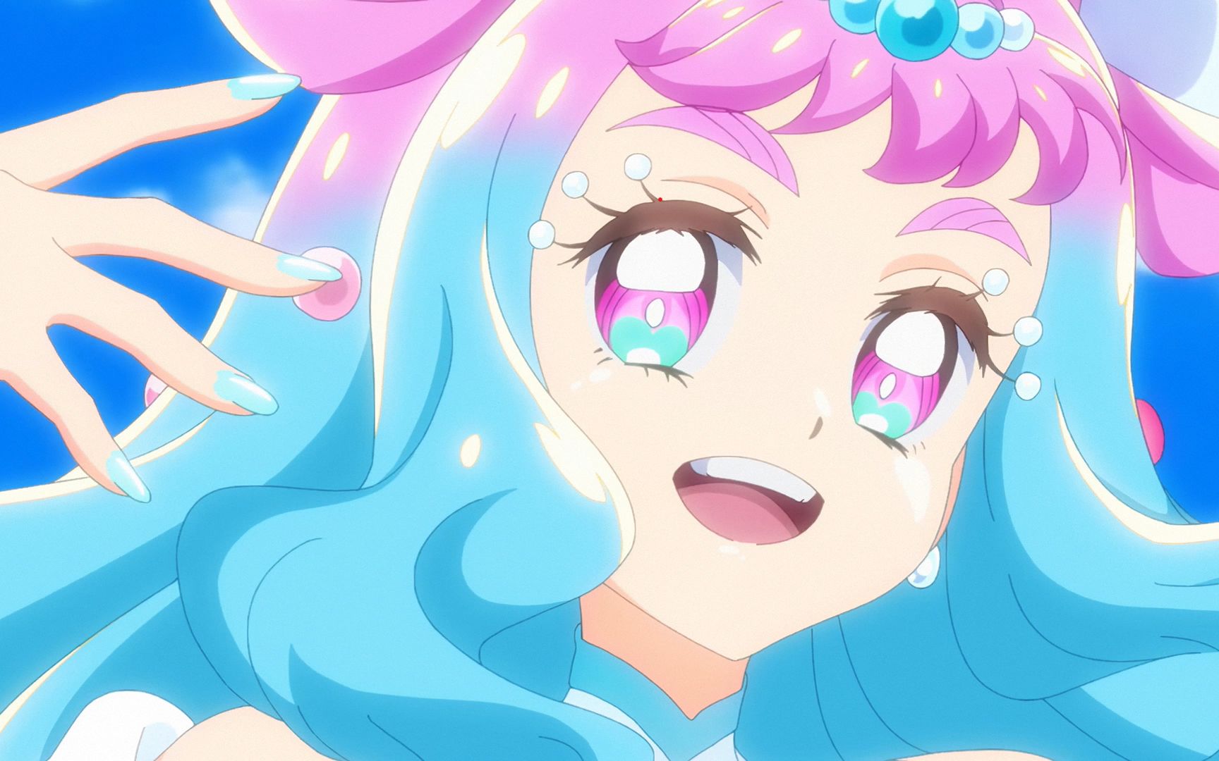 【tropical-rouge! 光之美少女】 沧海天使(cure lamer)变身画面