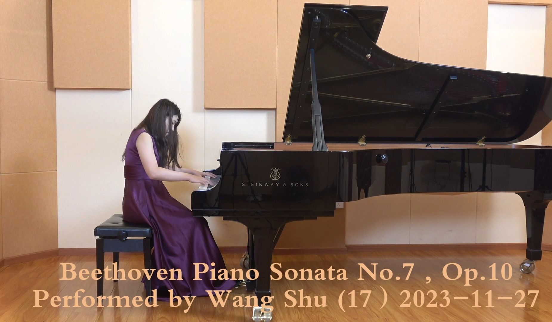 [图]Beethoven Piano Sonata No.7 , Op.10 Performed by Wang Shu (17）2023-11-27