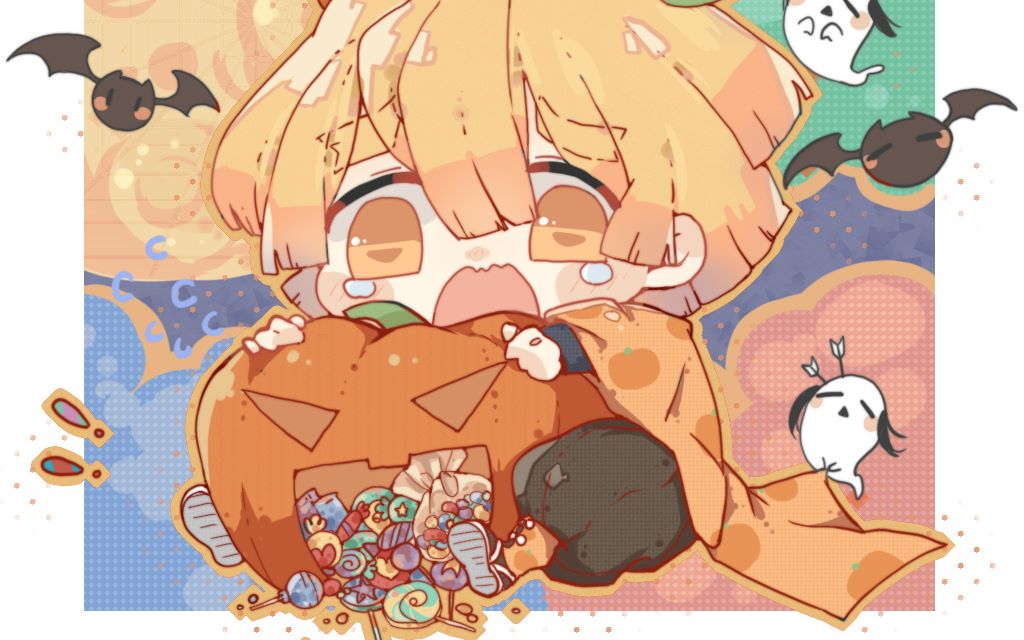 【板绘】〈鬼灭之刃〉万圣节善逸