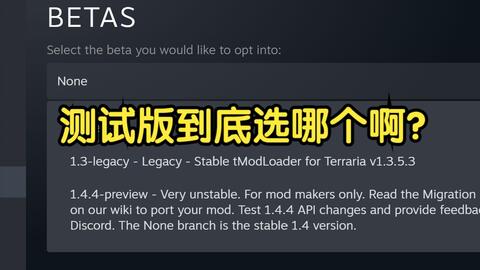 Terraria mod loader-哔哩哔哩_Bilibili