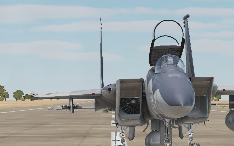 【DCS World】阵亡的F15,但是成功返航网络游戏热门视频