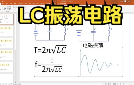 LC振荡电路,电磁转换过程,形象的图片,明明白白哔哩哔哩bilibili