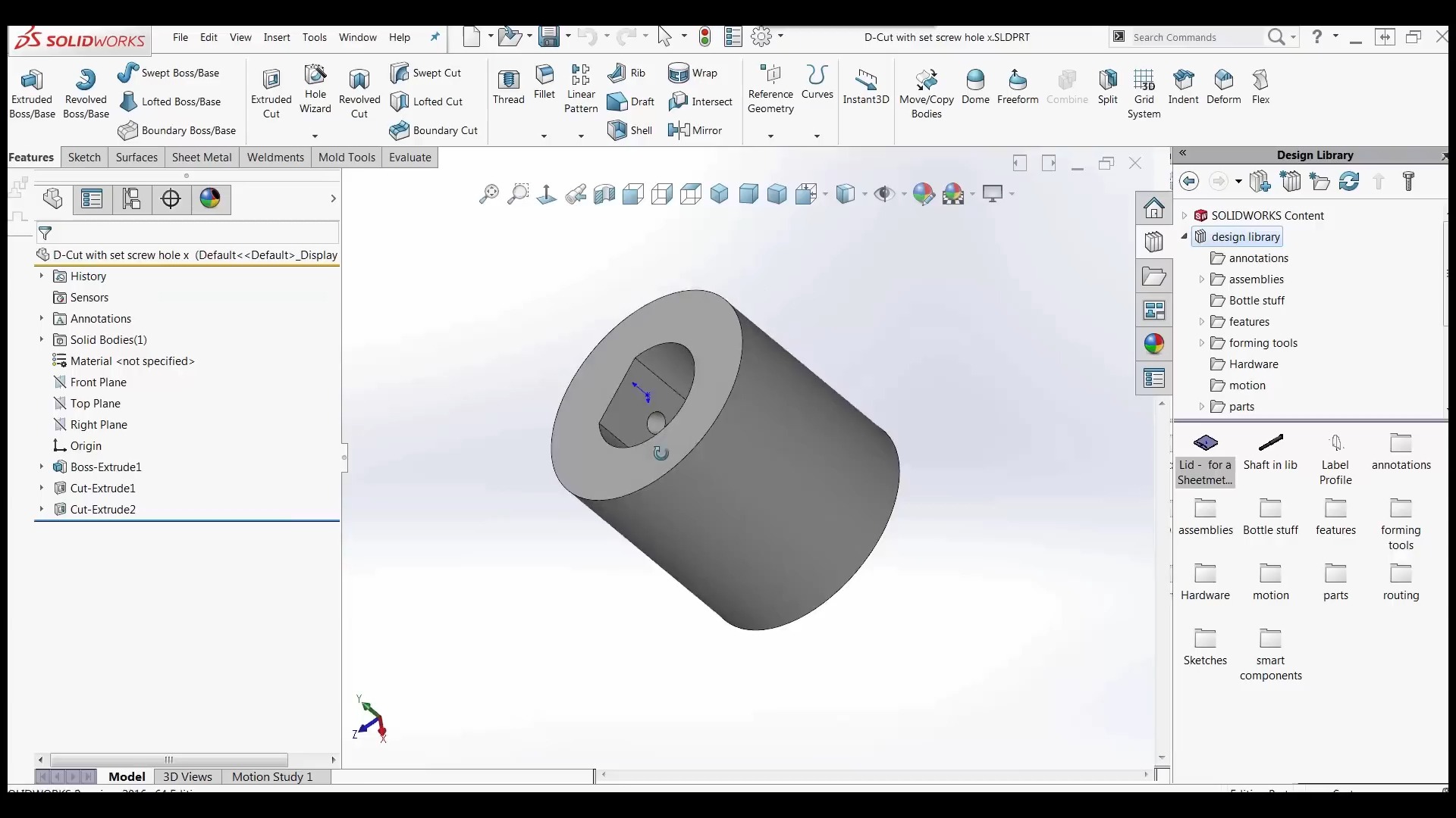 【SolidWorks】如何创建零件库和特征库哔哩哔哩bilibili