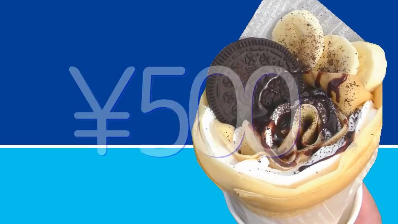 街头可丽饼vol8千叶县香蕉奥利奥奶油可丽饼