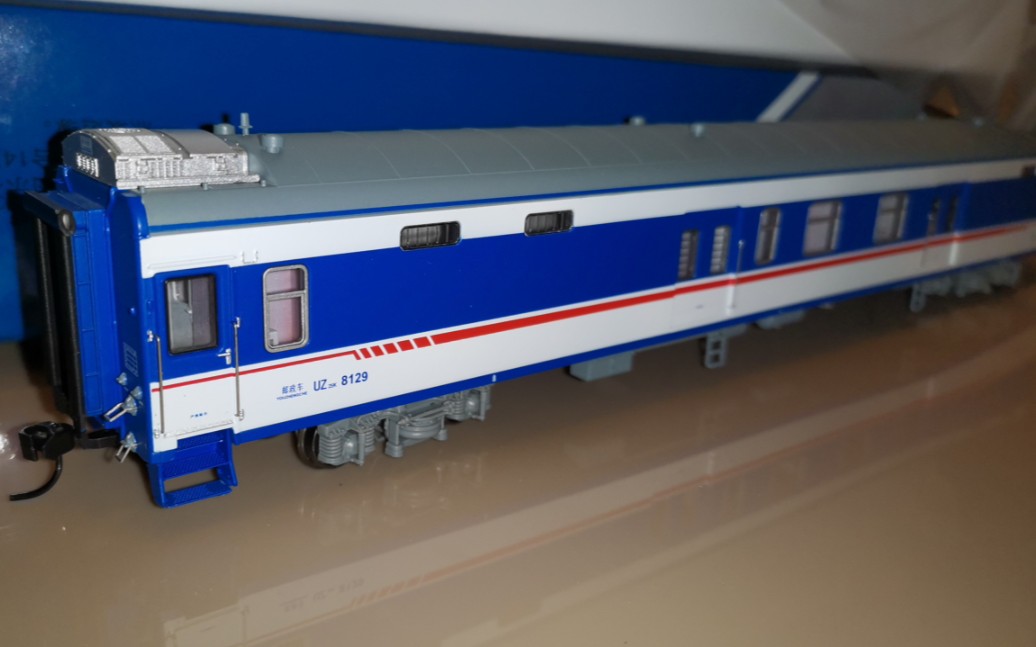 ho比例火车模型之n27 uz25k,中国铁路25k型邮政车,非百万城 mtc cmr