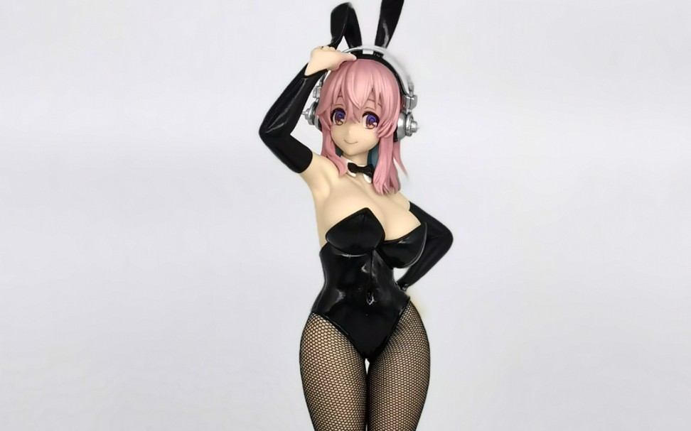 furyu 超级索尼子 sonico 兔女郎 女仆 丝袜 兔耳 景品 手办