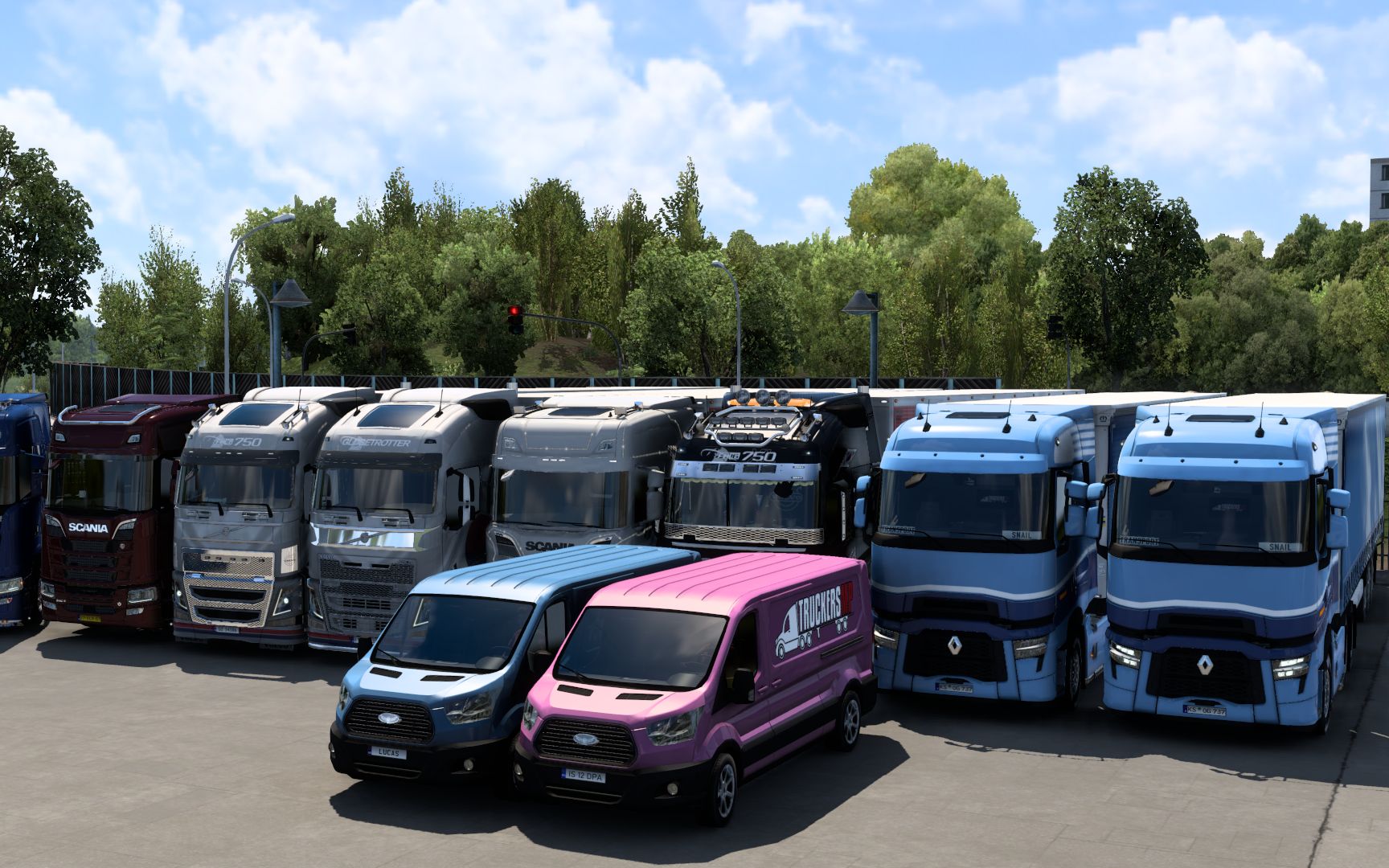 【欧洲卡车模拟2】4.30 奥迪车队四月活动 直播录像