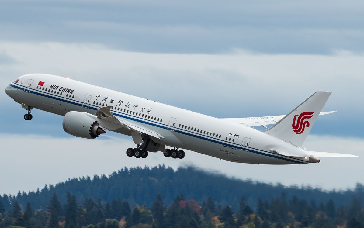 中国国际航空787-9奥克兰机场起降_哔哩哔哩_bilibili