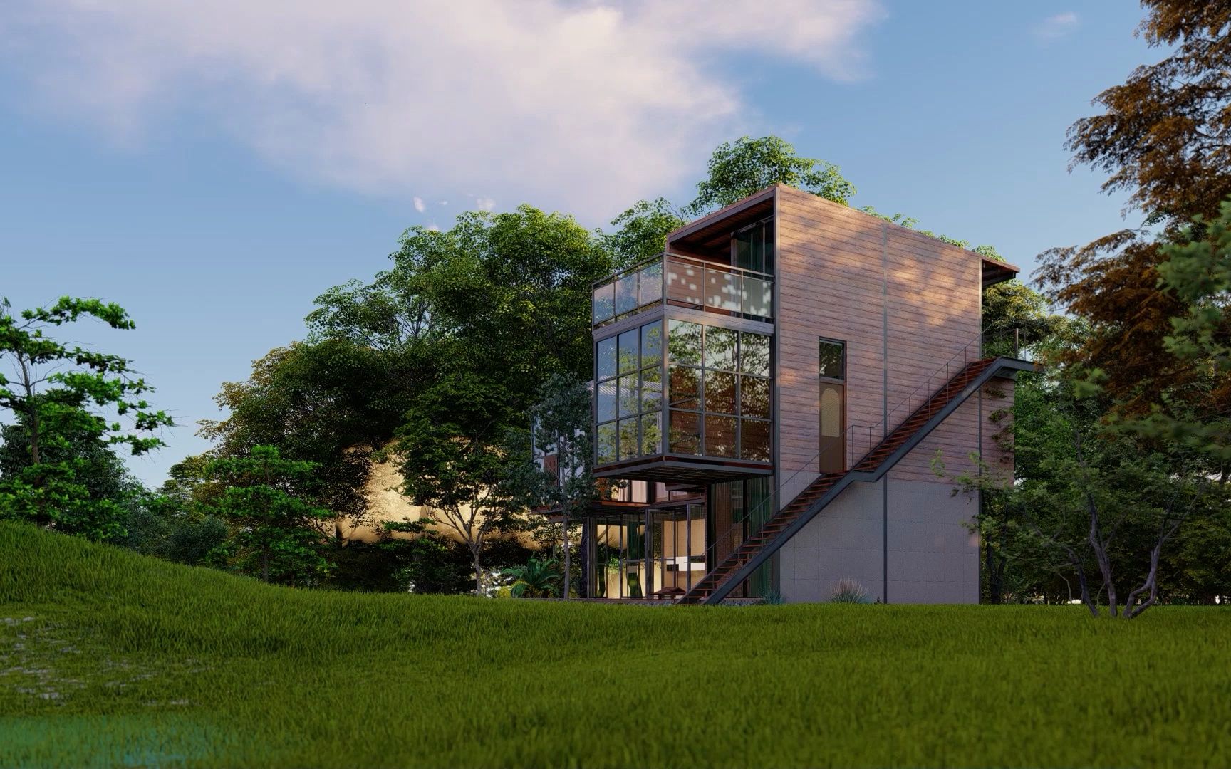 画布别墅 lumion漫游