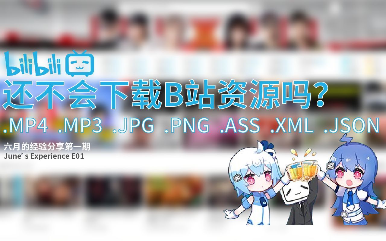 教你你下载B站资源(字幕 音频 视频)哔哩哔哩bilibili